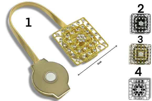 Магнит для штор MSG-9416 брошка