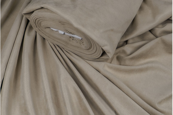 Шторы микровелюр Nuvena SVR-9431 капучино