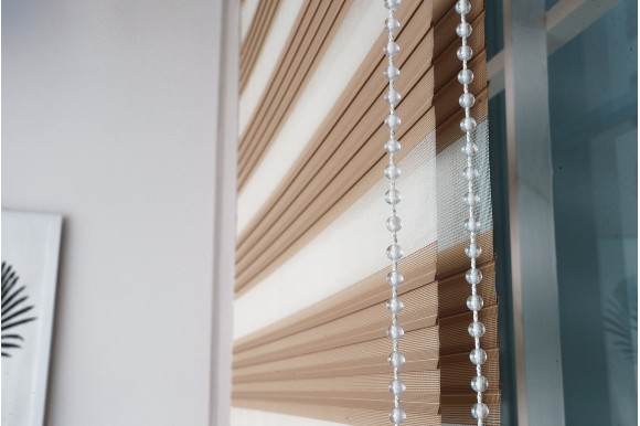 Рулонные шторы День-Ночь RSH-9441 0,8м*1,5м карамельный