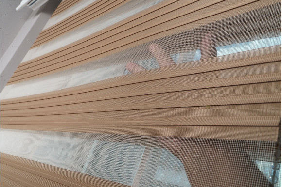 Рулонные шторы День-Ночь RSH-9441 0,8м*1,5м карамельный