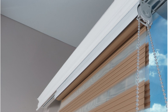 Рулонные шторы День-Ночь RSH-9441 0,8м*1,5м карамельный