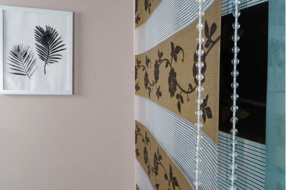 Рулонные шторы День-Ночь RSH-9442 0,8м*1,5м золотисто-черный