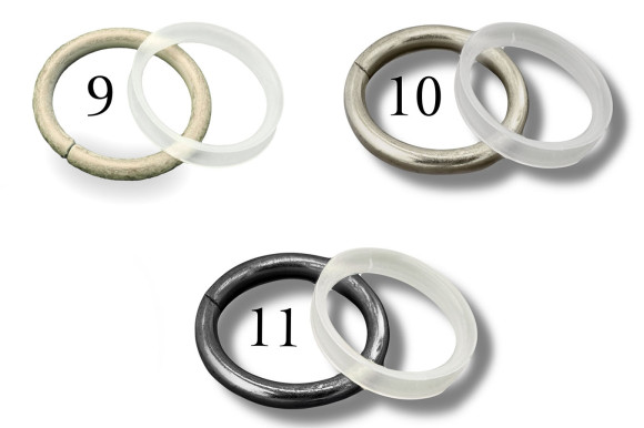 Кільця для карнизу безшумні KKG-9445 2,5см