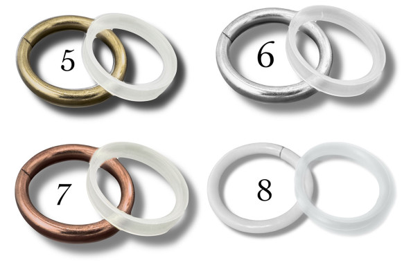 Кольца для карниза бесшумные KKG-9446 3см