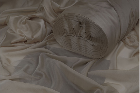 Тюль вуаль шелк Steffani TSV-9451 тауп Тюль вуаль шелк Steffani TSV-9451 тауп