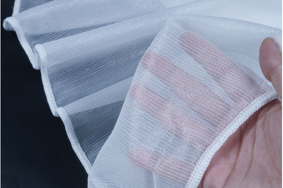 Тюль бамбук с люрексом Anita TSL-9455 белый Тюль бамбук с люрексом Anita TSL-9455 белый