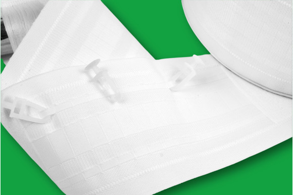 Тесьма универсальная под крючки и трубу LFL-9 белая