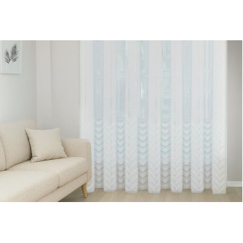 Тюль компаньйон льон Ninelle TLK-9471 молочний