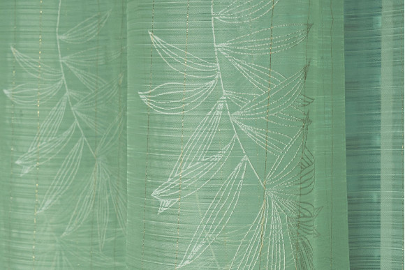 Тюль органза Листя TOG6-9506 Тюль органза Листя TOG6-9506