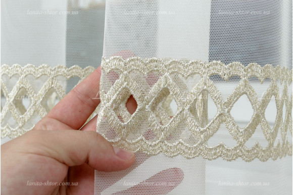 Готовий тюль фатин Rubelli GT-8000 2,50м/5,0м