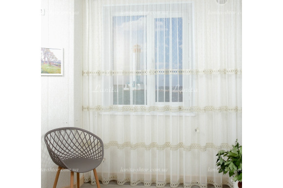 Готовий тюль фатин Rubelli GT-8000 2,50м/5,0м