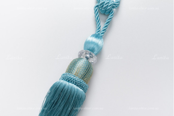 Китиці для штор KCS блакитні