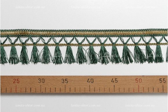 Бахрома для штор BL зелена