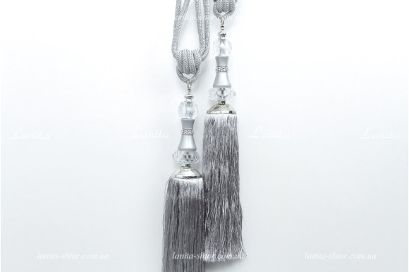 Кисти для штор KDR-6818 серые