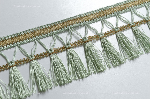 Бахрома для штор BL светло-фисташковая