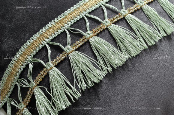 Бахрома для штор BL светло-фисташковая