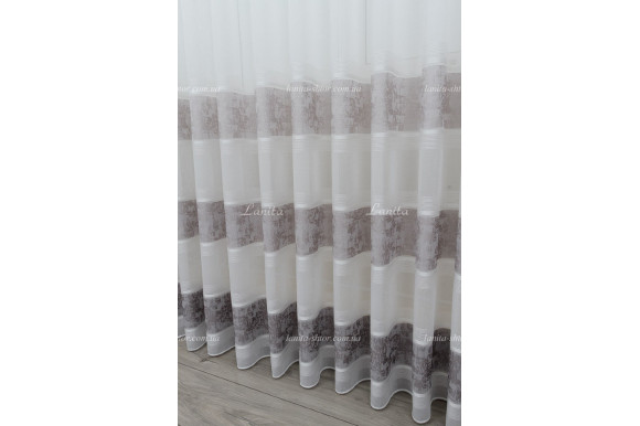 Тюль льон-жаккард Colline TLG-1934