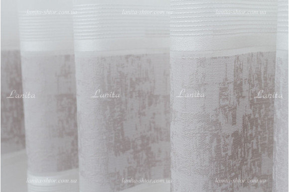 Тюль льон-жаккард Colline TLG-1934