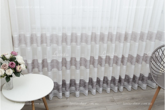 Тюль льон-жаккард Colline TLG-1934