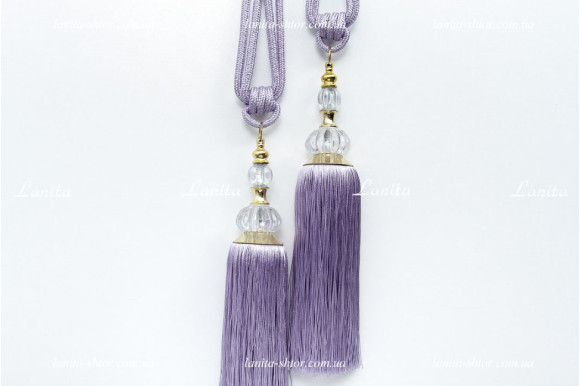 Кисти для штор KMW-6894 сиреневые