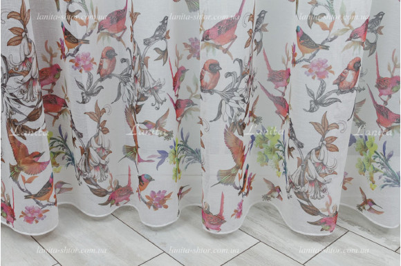 Тюль льон з купоном Ungaro TTC-1982 Тюль льон з купоном Ungaro TTC-1982