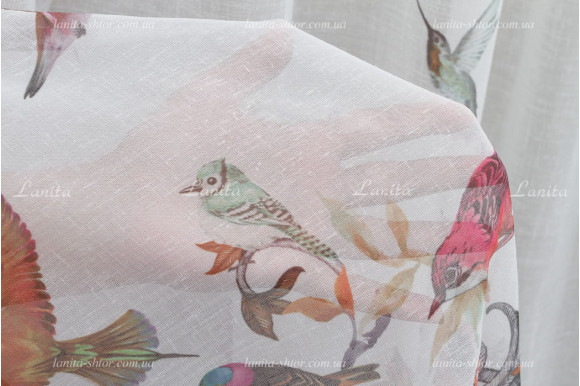 Тюль льон з купоном Ungaro TTC-1982 Тюль льон з купоном Ungaro TTC-1982