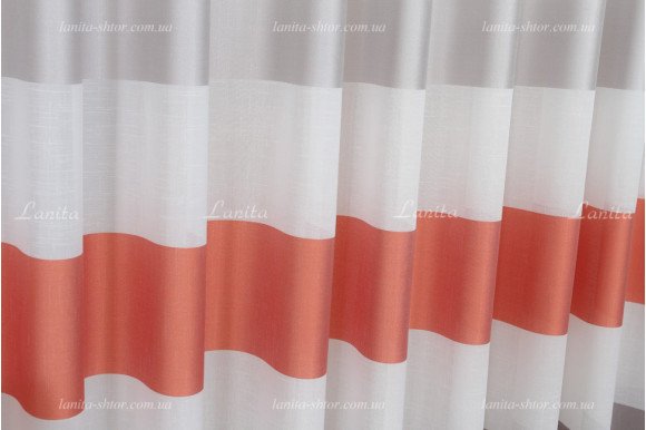 Тюль лен в полоску Benton TLP-8004