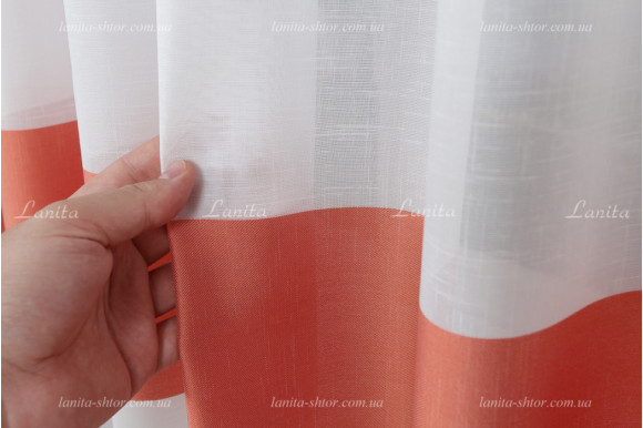Тюль лен в полоску Benton TLP-8004