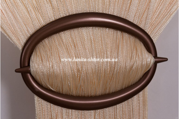 Подхват-заколка Стрела шоколад