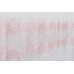 Готовий тюль льон з вишивкою Levante рожевий 2,51м/6,0м