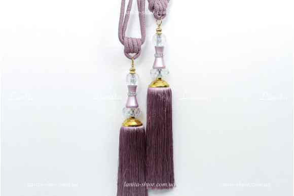 Кисти для штор KDR-6821 сиреневые