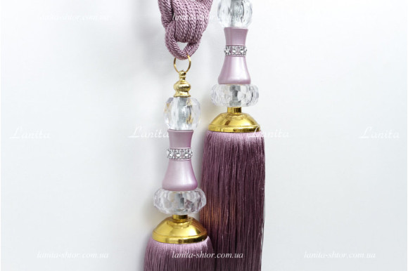 Кисти для штор KDR-6821 сиреневые