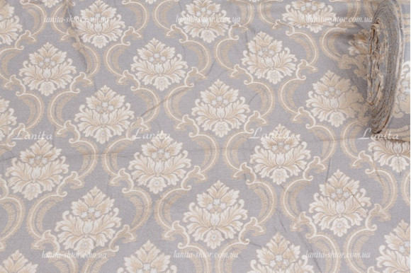 Штора лен-мешковина Michel QS-1504