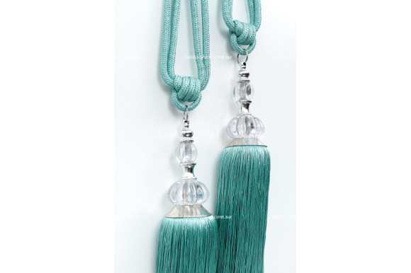 Китиці для штор KMW-6896 бірюзові