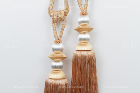 Китиці для штор KTR-6775 персикові