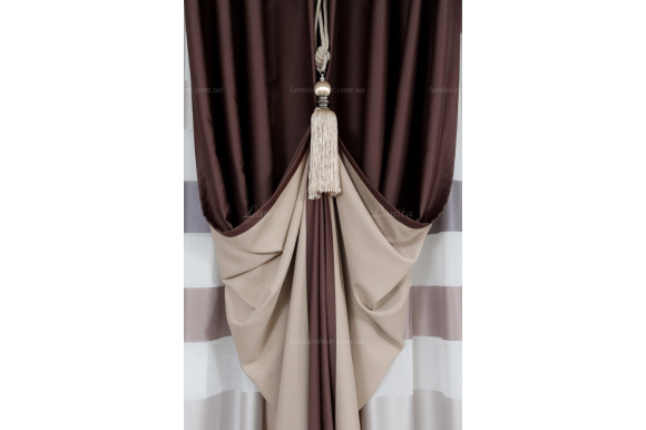 Шторы блэкаут двухсторонний Elis SB-1985 Н-3,2м