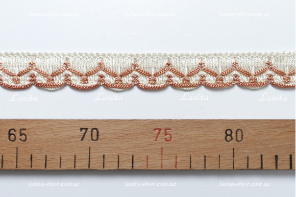 Бахрома для штор СН коричнева