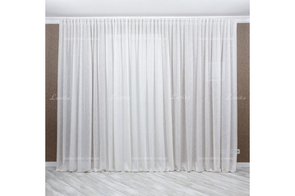 Тюль лен полоска Eco TL-233