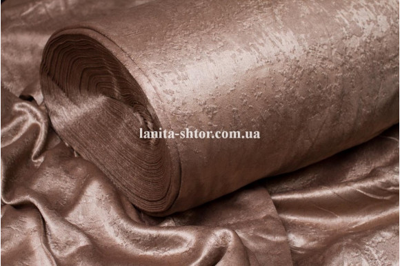 Блекаут однотонний коричневий