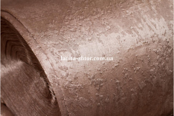 Блекаут однотонний коричневий
