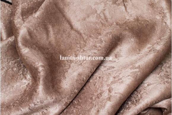 Блекаут однотонний коричневий