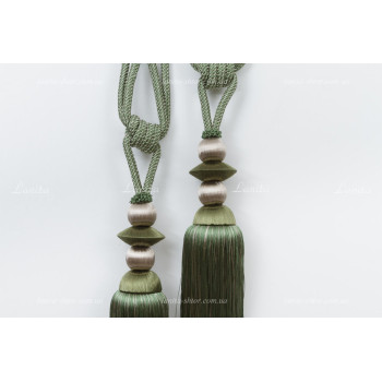 Кисти для штор KTR-6778 темно-зеленые