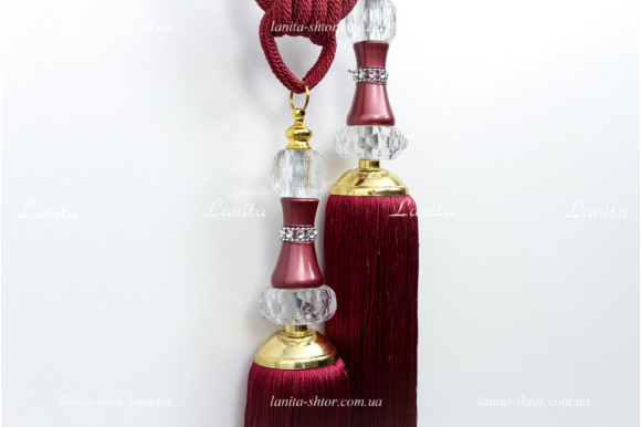 Кисти для штор KDR-6826 вишневые