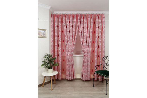 Готовый тюль органза Mexx GT-2126 2,40м/3,15м