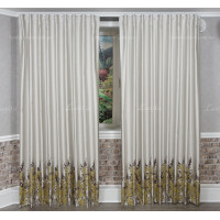 Готові штори сатин-жаккард Valmona GS-7611 2,50м/2*2,0м