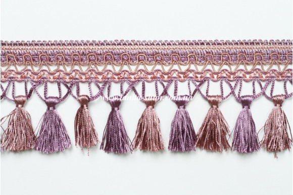 Бахрома для штор фиолетово-сиреневая