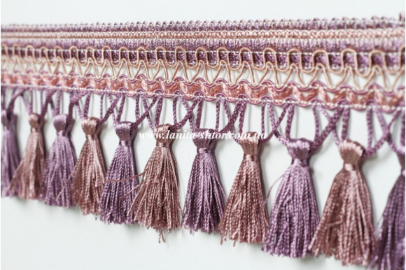 Бахрома для штор фиолетово-сиреневая