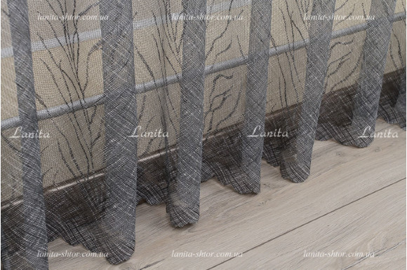 Тюль жаккард омбре Jordan TGR-1830