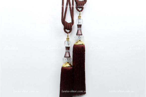 Китиці для штор KDR-6828 шоколадні