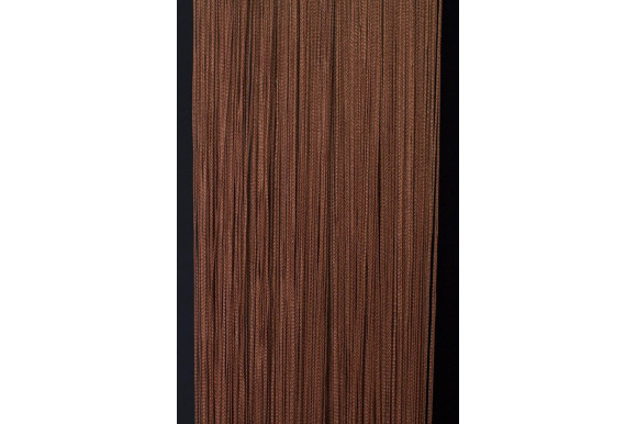 Шторы-нити однотонные шоколадные Шторы-нити однотонные шоколадные